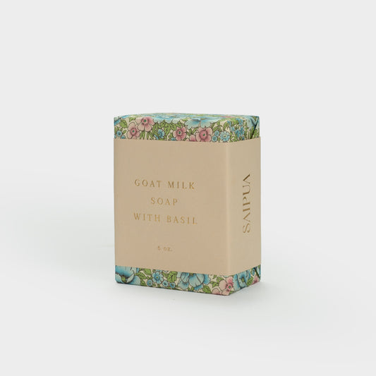 Saipua Goat Milk with Basil Soap