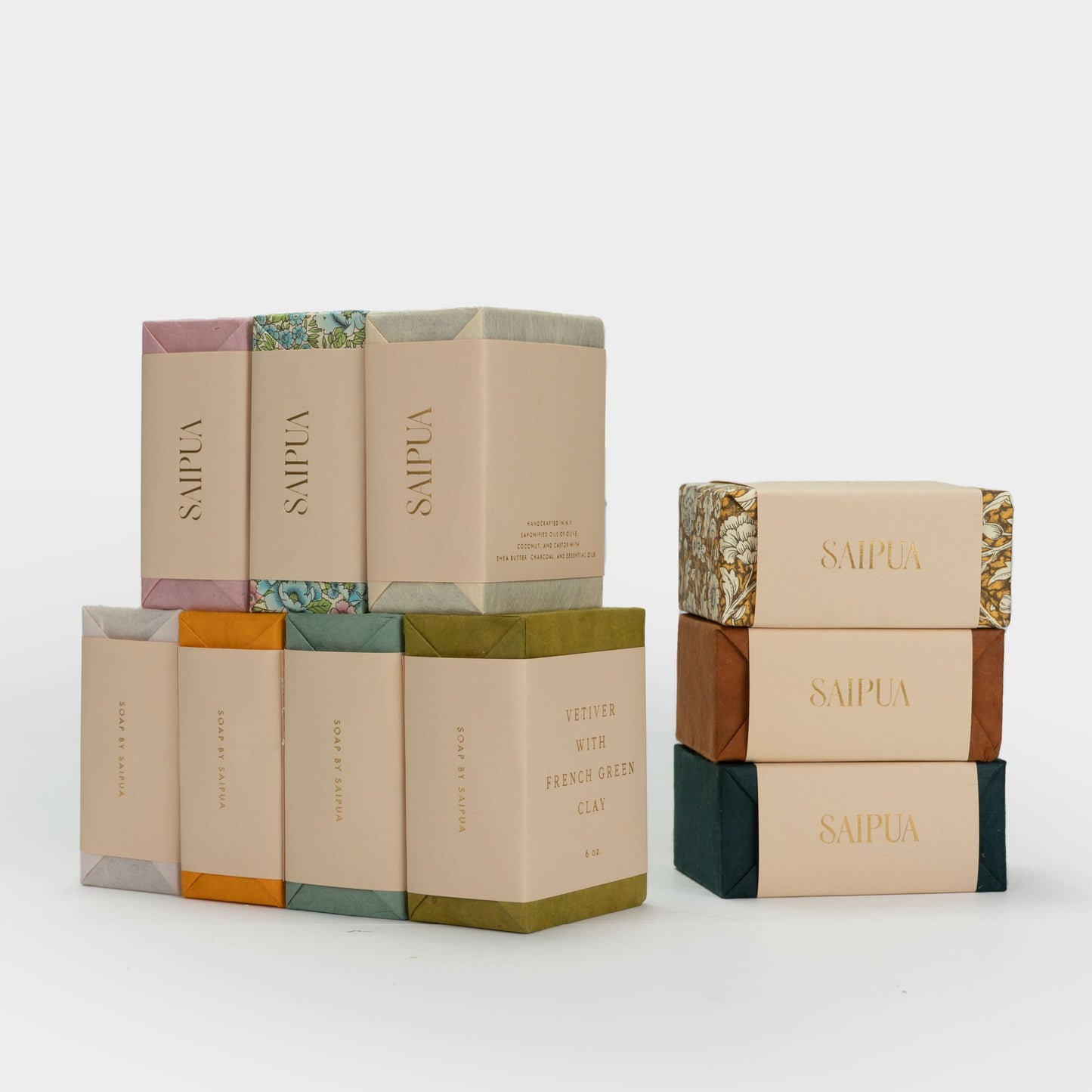 Saipua Black Soap with Charcoal and Patchouli