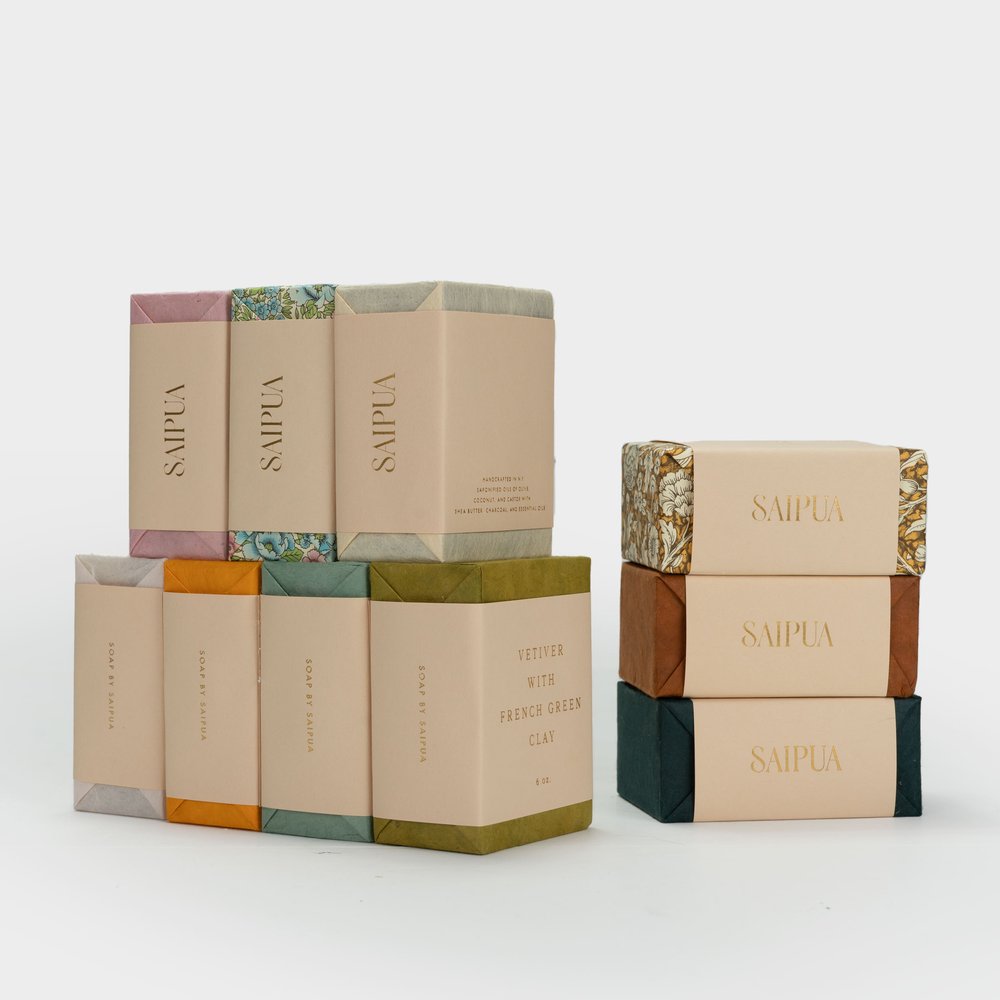 Saipua Vetiver and French Green Clay Soap