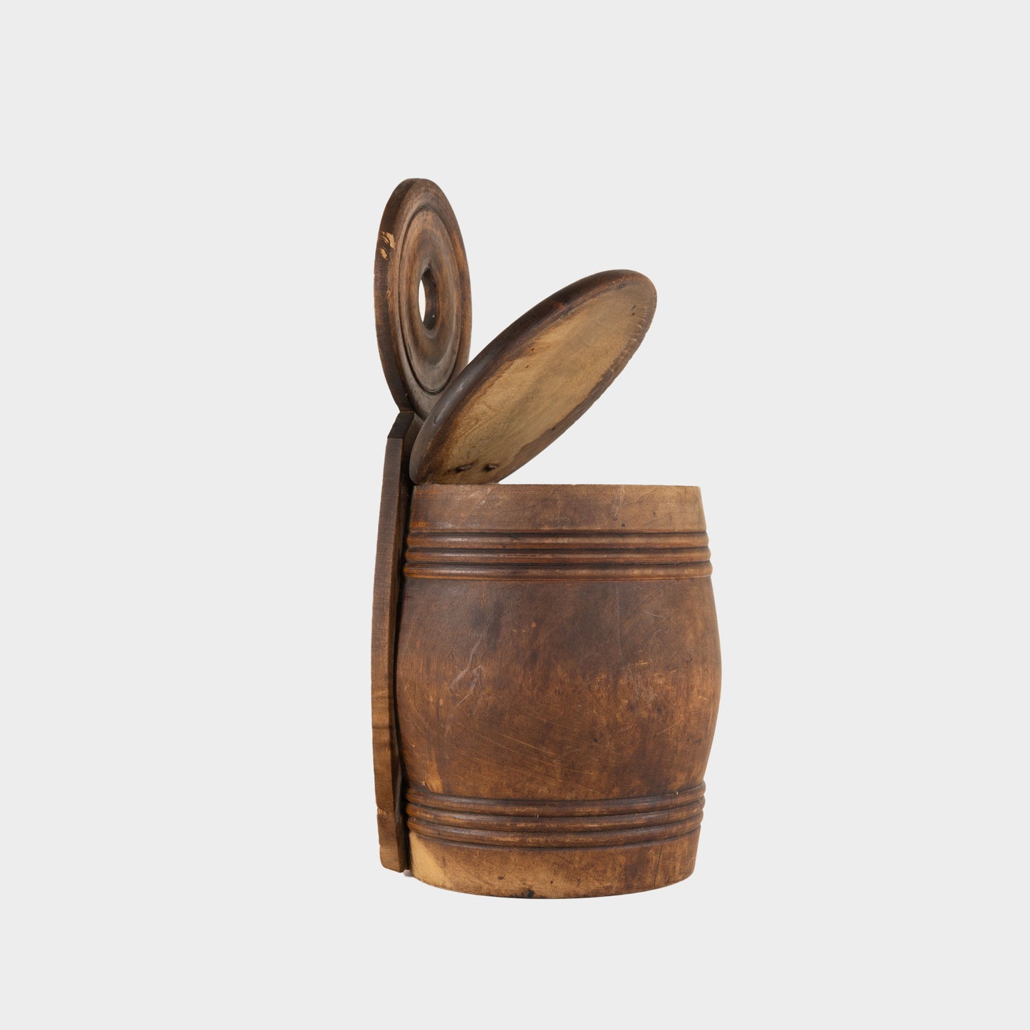 Vintage Wood Salt Cellar, Pennsylvania