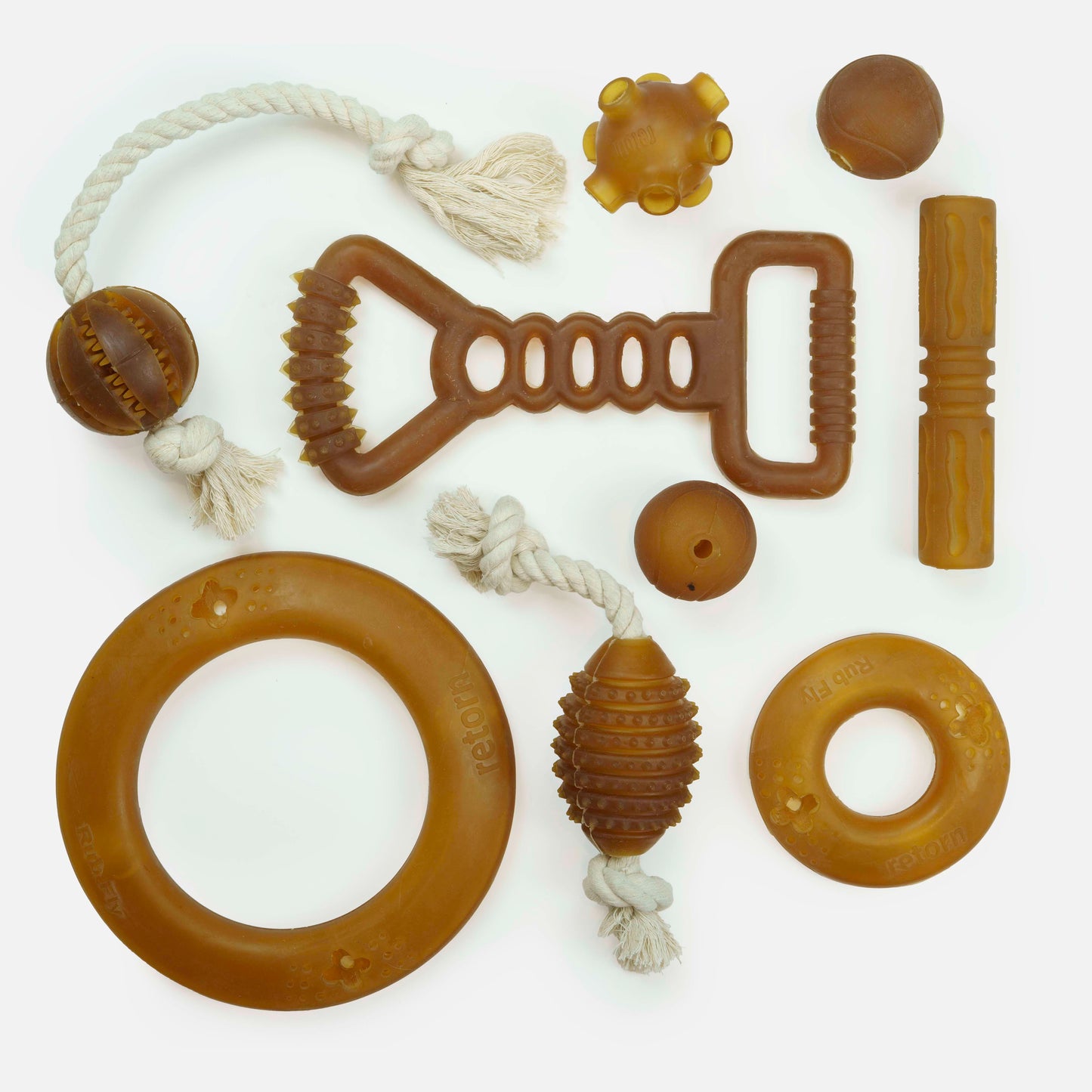 Sepia Organic Spike and Rope Toy