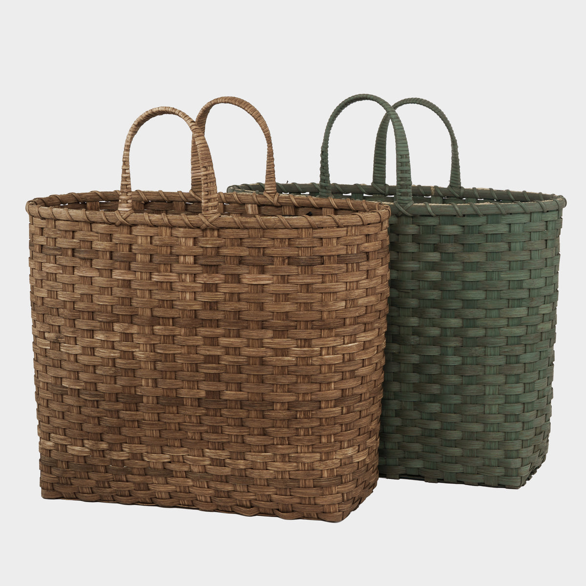 Underwater Weaving X Gardenheir Big Shopper Basket in Rustic Pine
