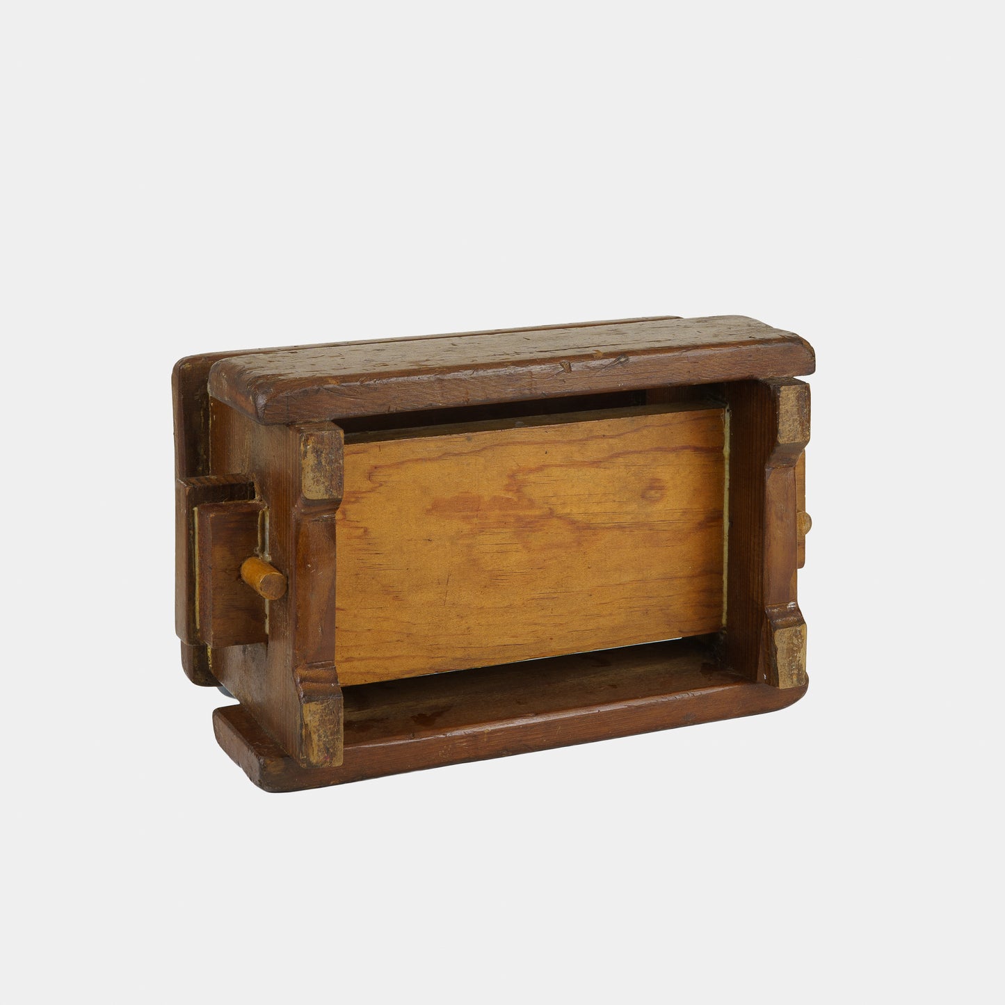 Vintage Folk Slotted Stool