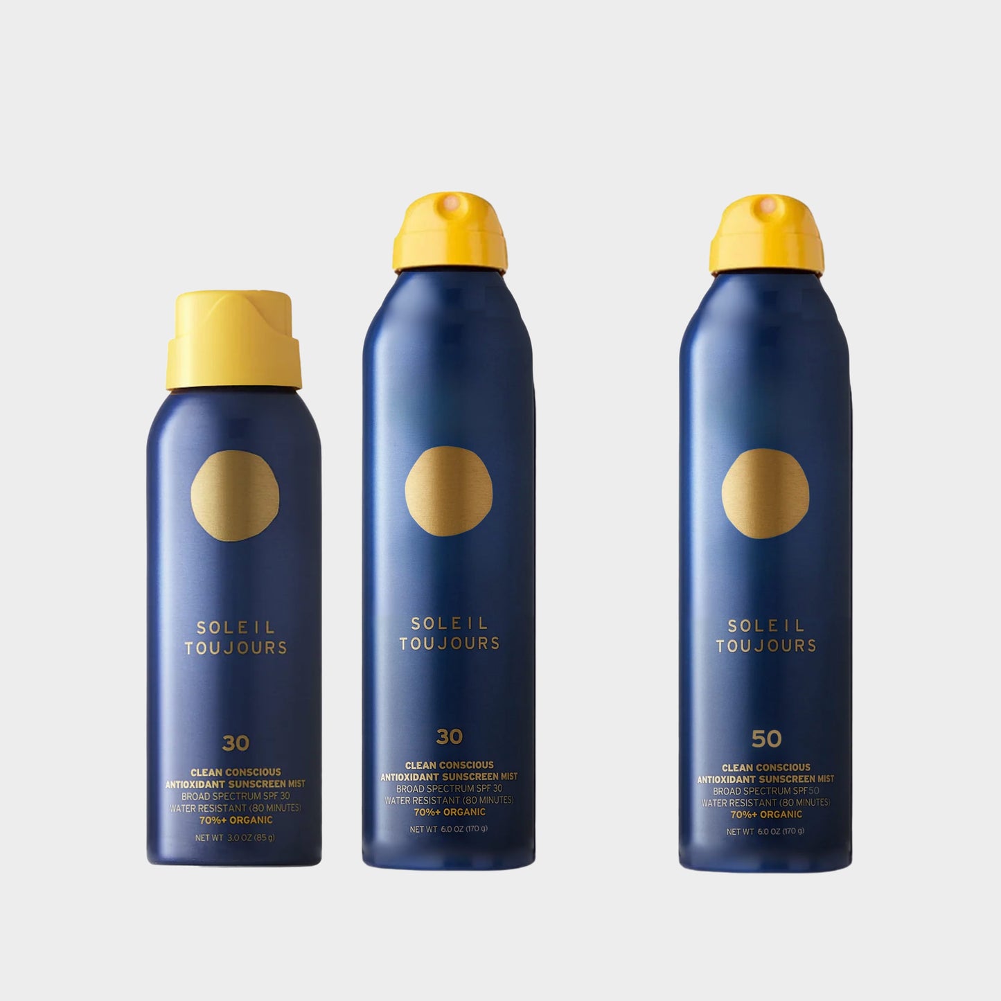 Soleil Toujours Clean Conscious Body Sunscreen Mist SPF 30 & 50