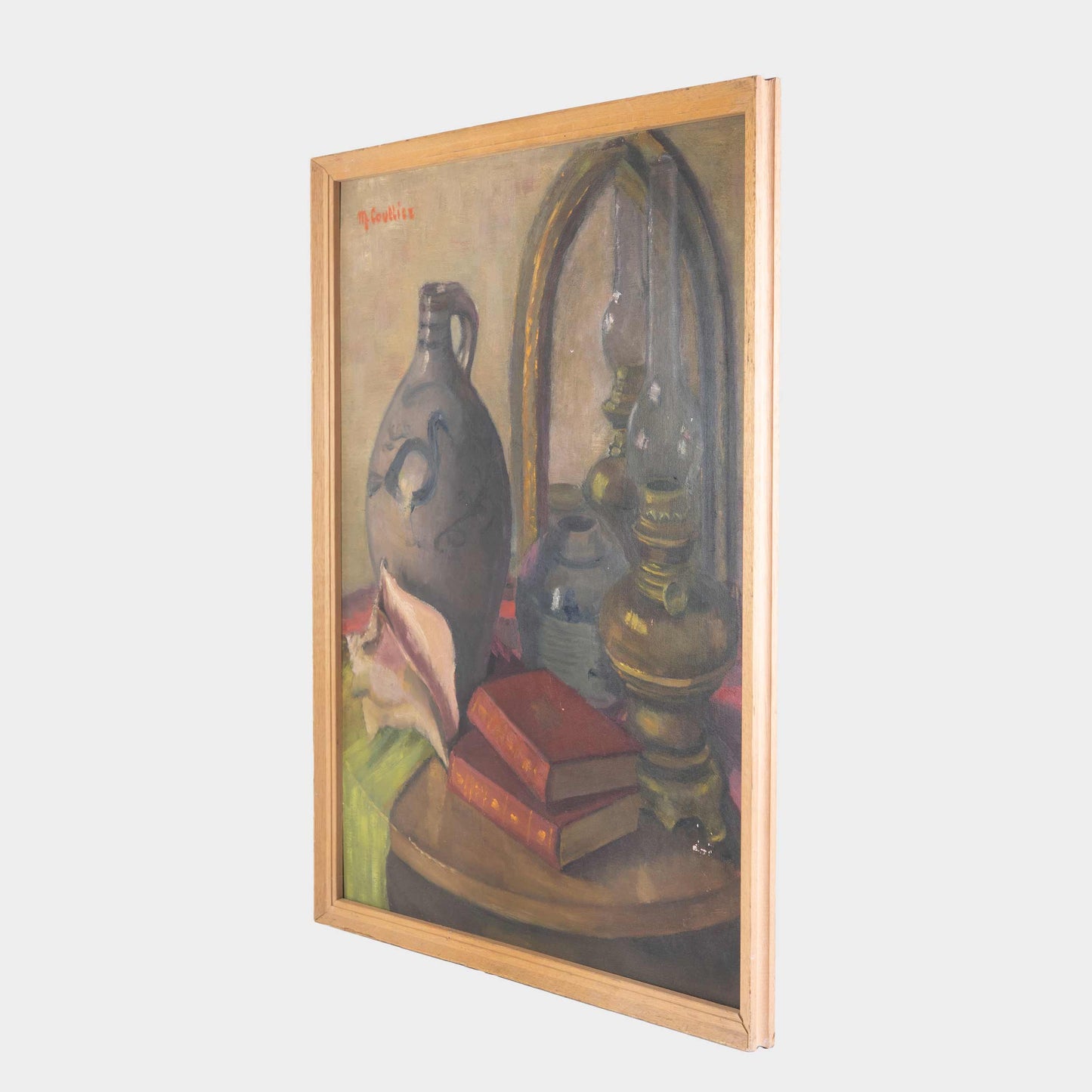 Vintage Still Life with Books, France