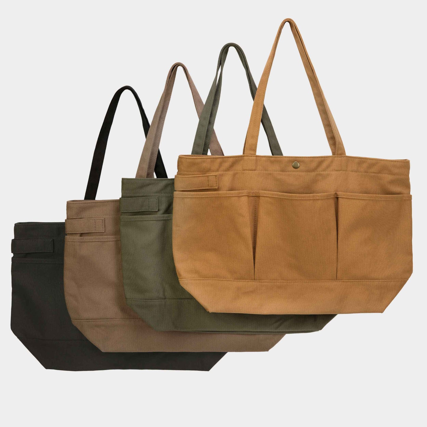 Gardenheir Cotton Canvas Tote Bag in Olive