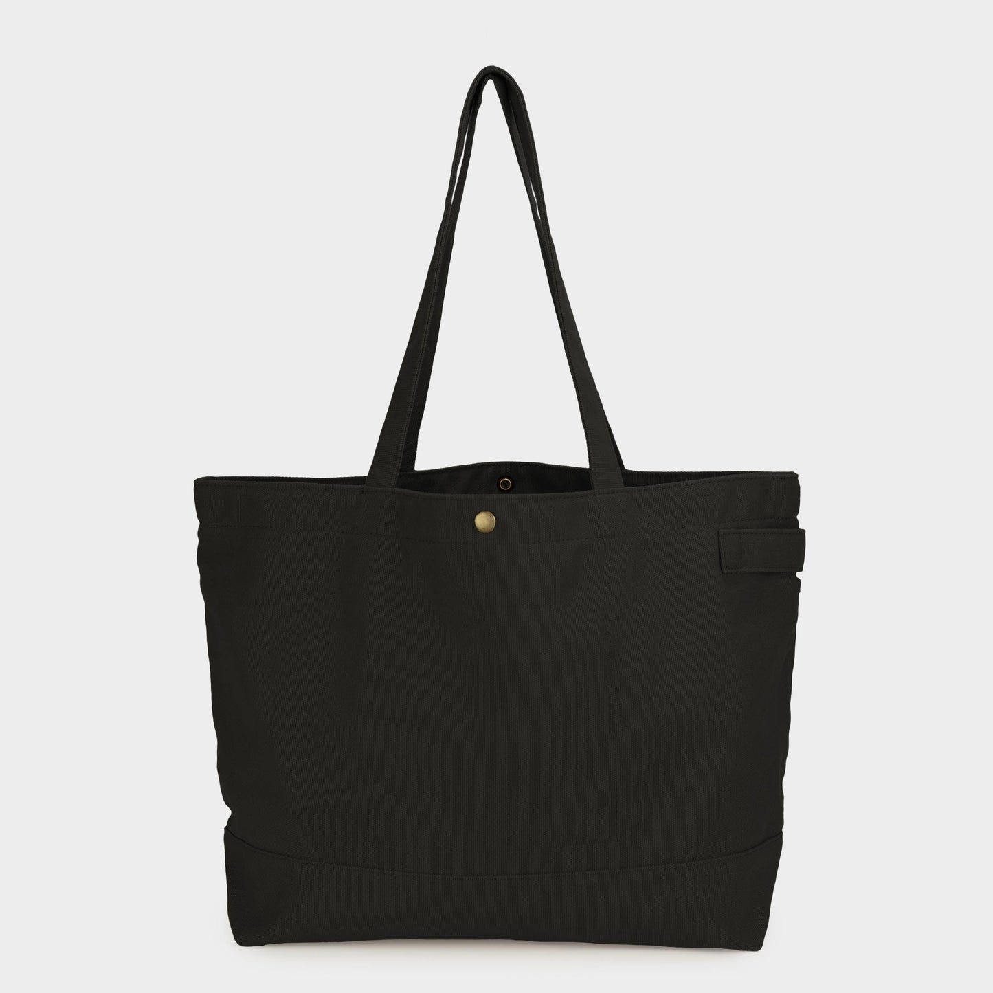 Gardenheir Cotton Canvas Tote Bag in Black