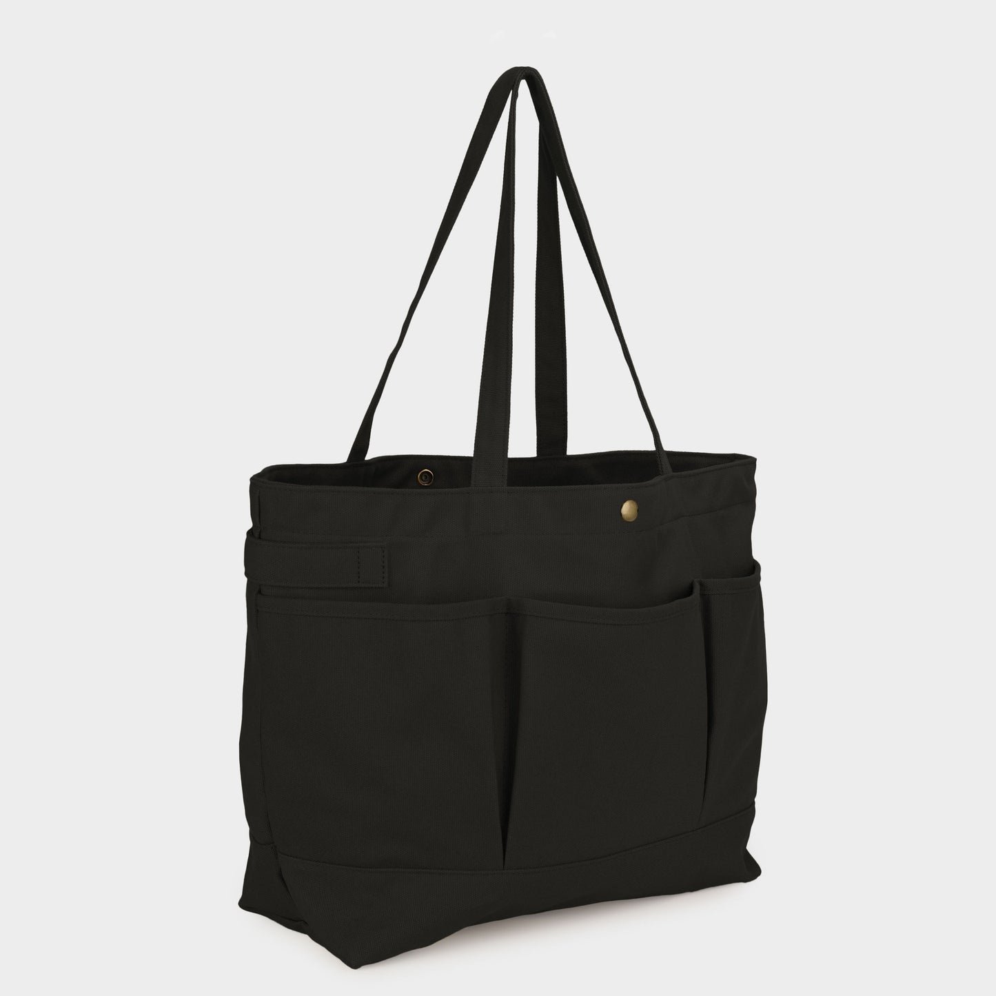 Gardenheir Cotton Canvas Tote Bag in Black