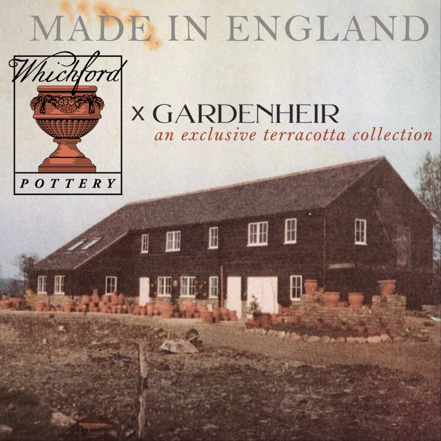 English Terracotta Strawberry Barrel