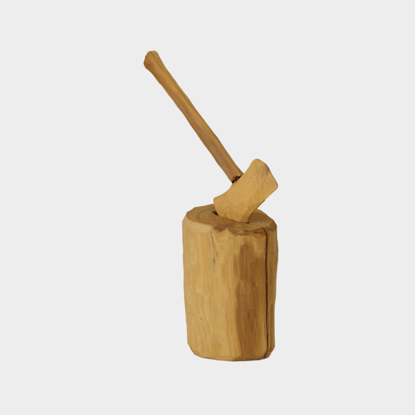 Vintage Folk Carved Miniature Ax