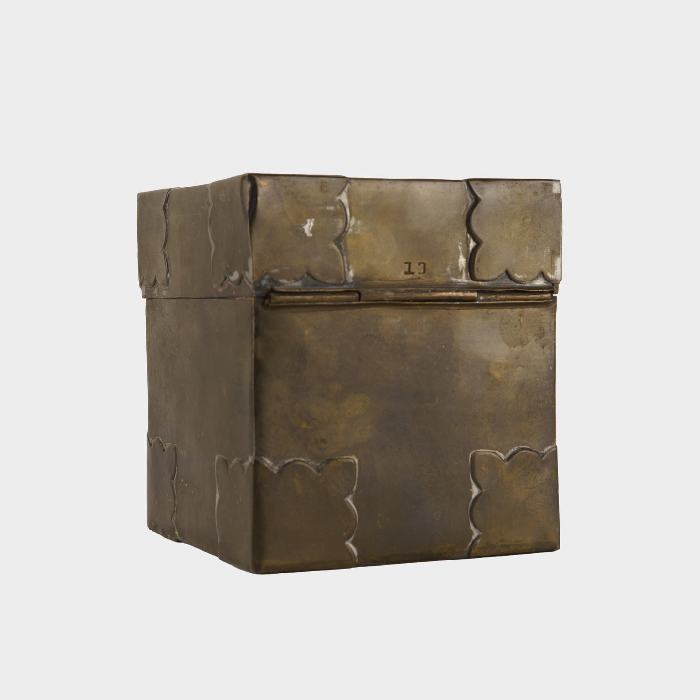 Vintage Brass Keepsake Box