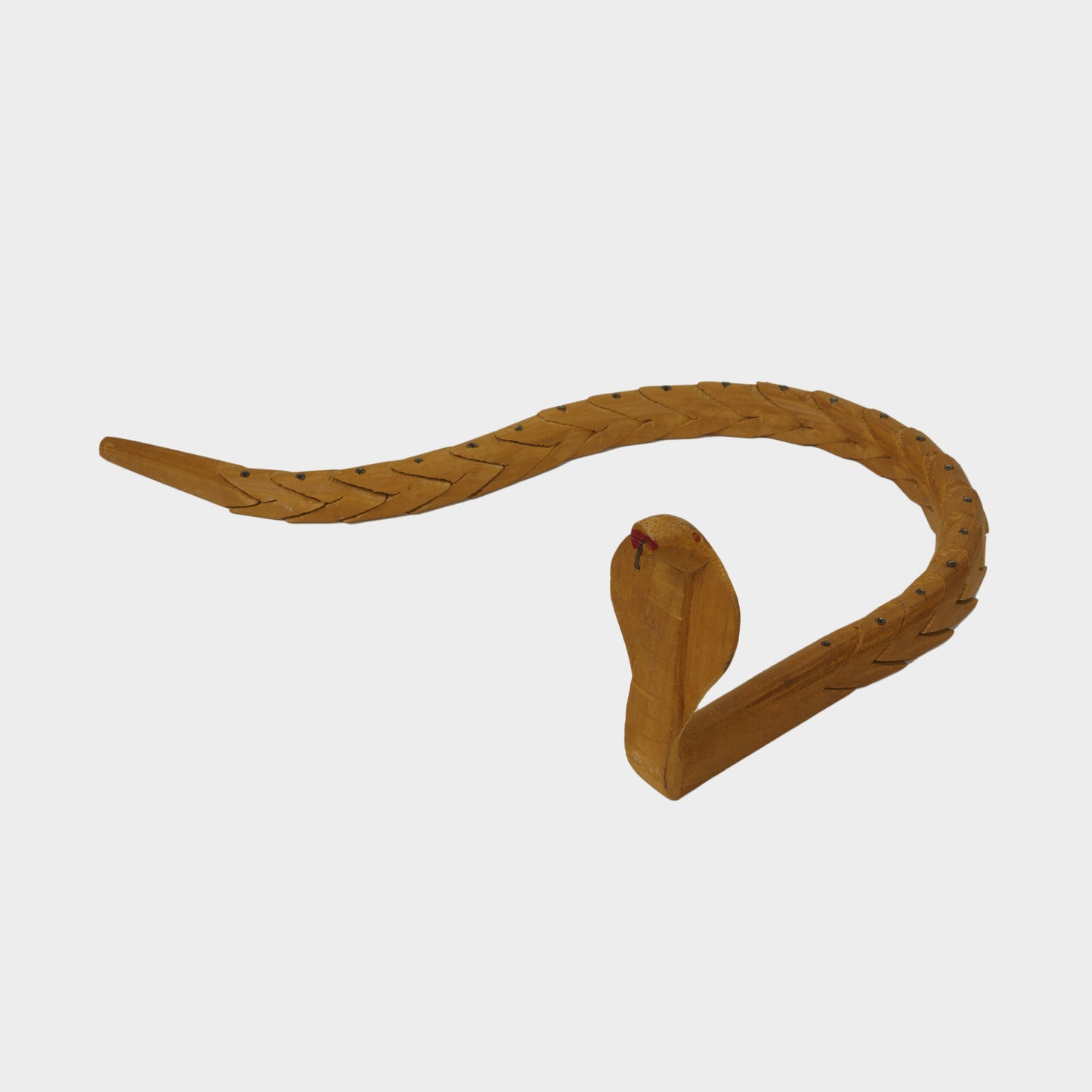 Vintage Articulated Wood Cobra