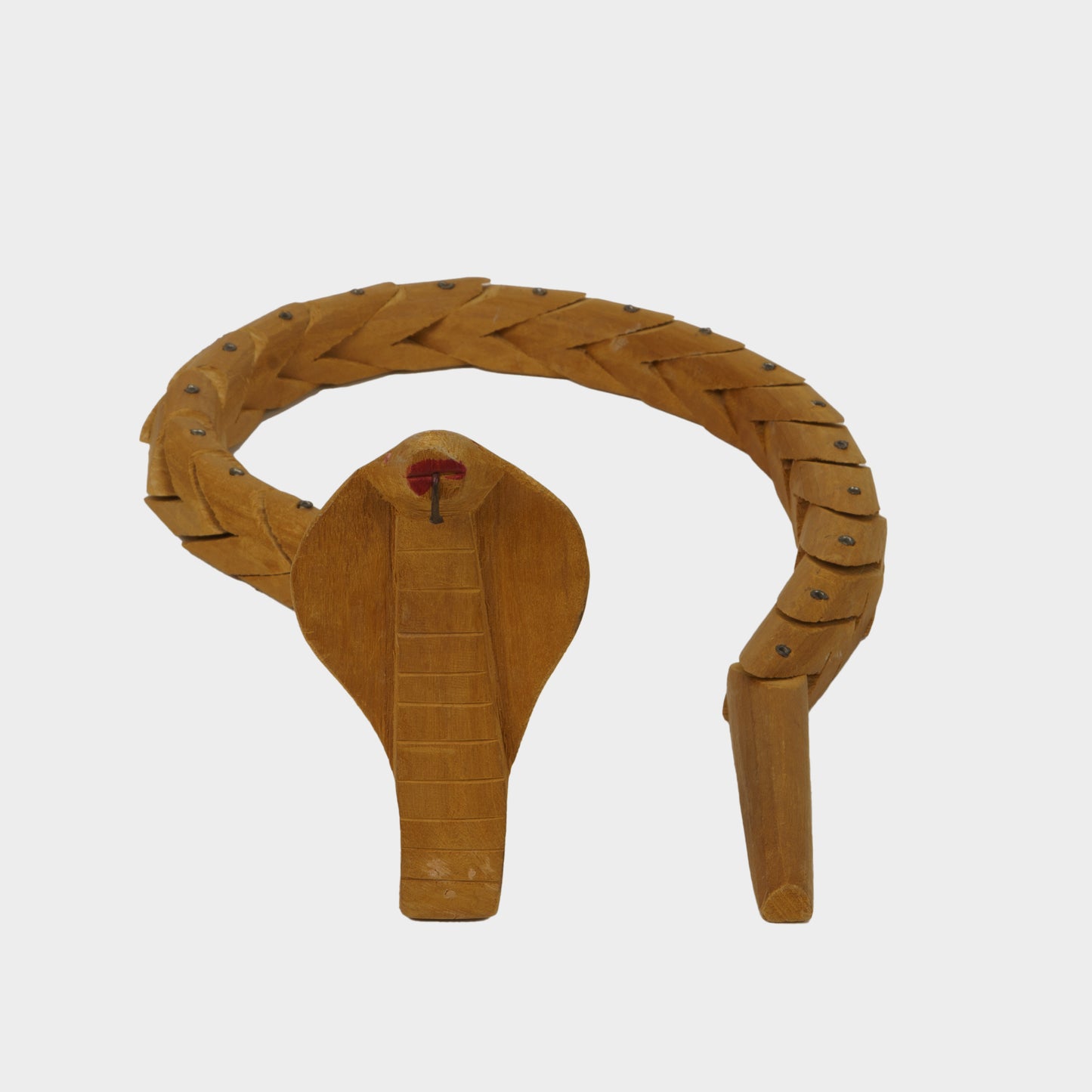 Vintage Articulated Wood Cobra