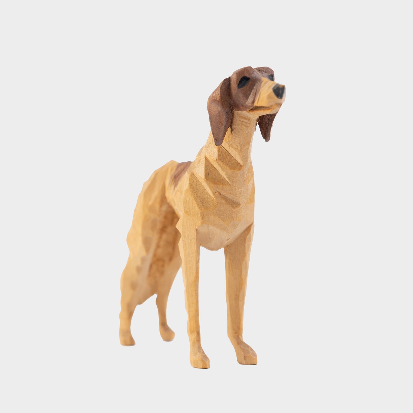 Vintage Folk Carved Dog