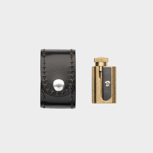 Germany Crafted Brass Adjustable Pencil Sharpener with Case