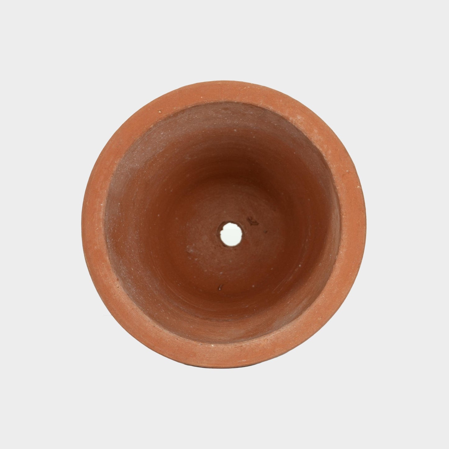 Italian Terra Cotta Pots with Floral Motif