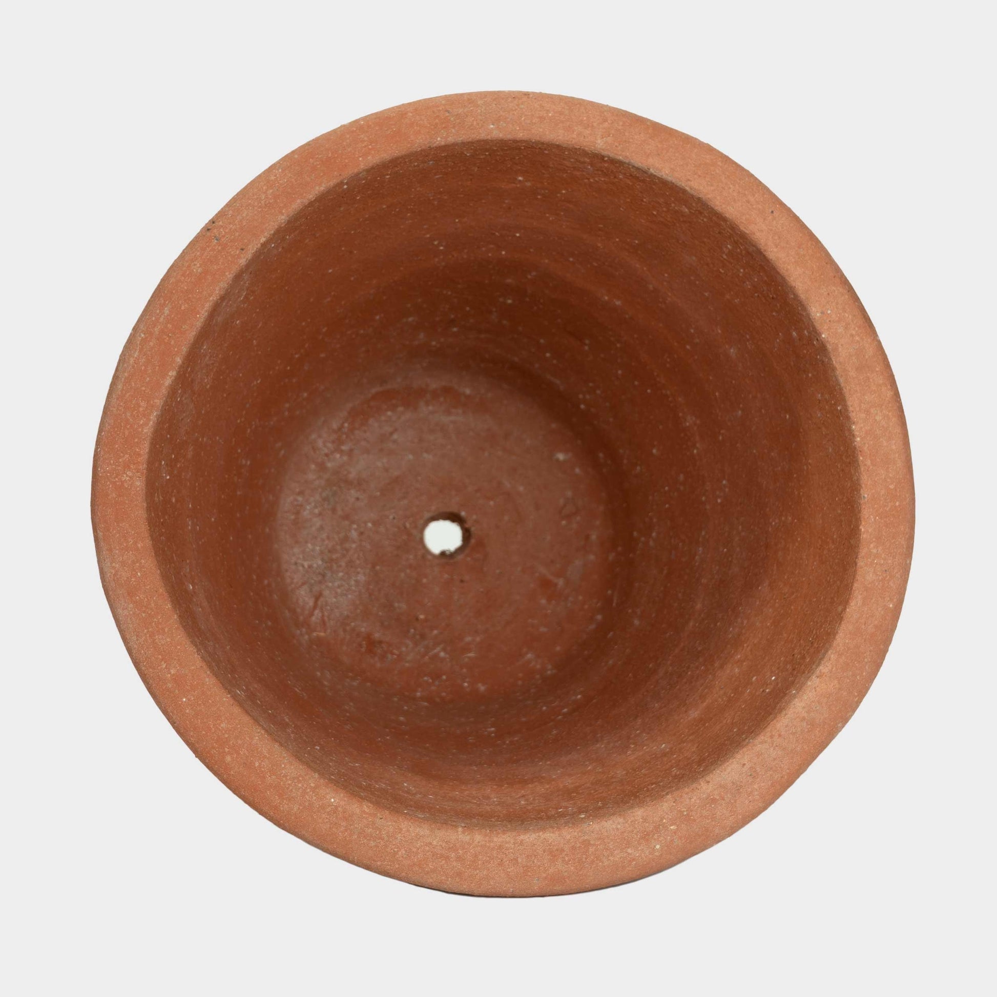 Italian Terra Cotta Pots with Floral Motif