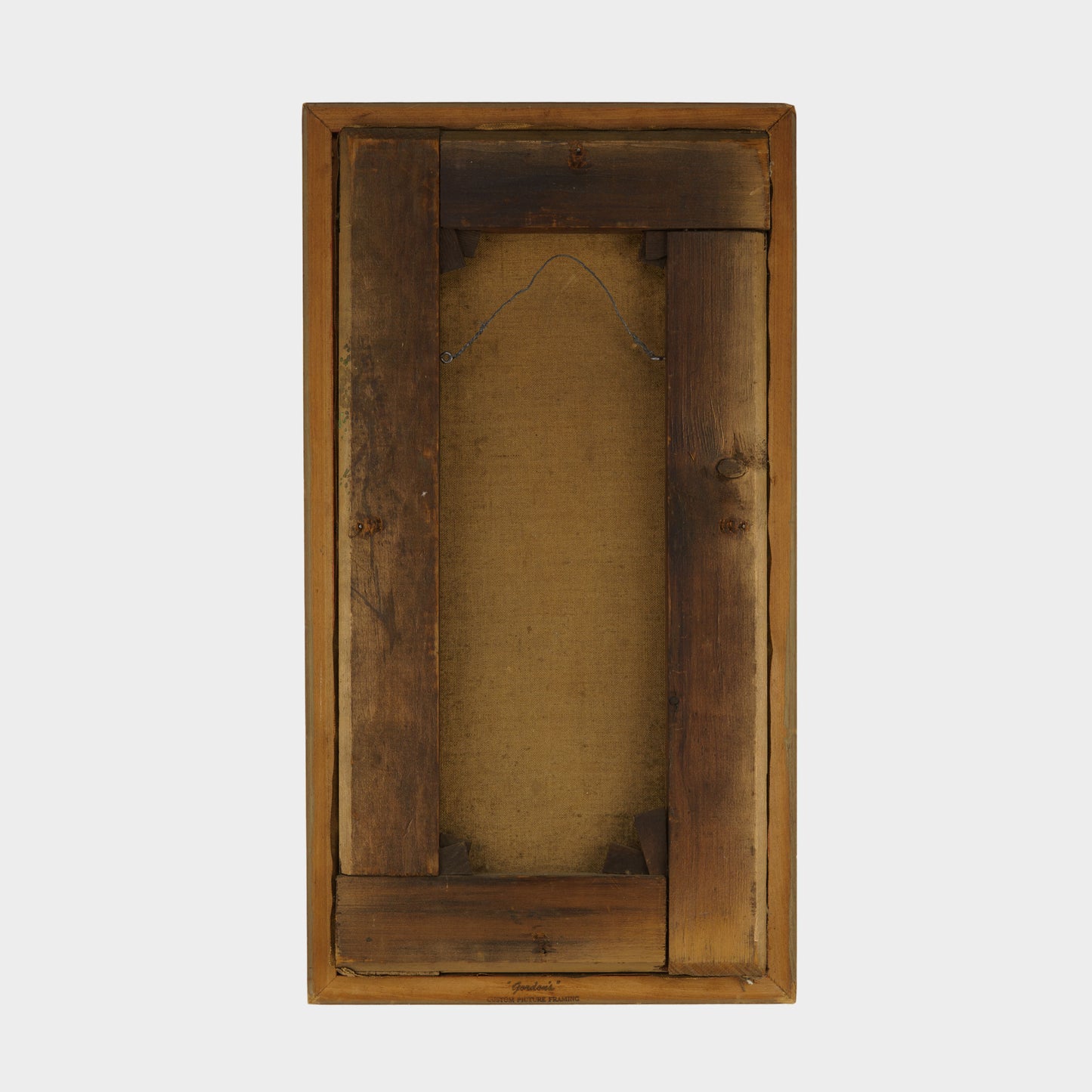 Vintage Painting of Foxgloves and Peonies, 1920s