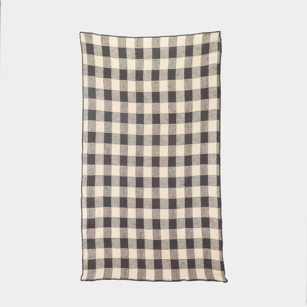 French Linen Kitchen Towel in Gingham