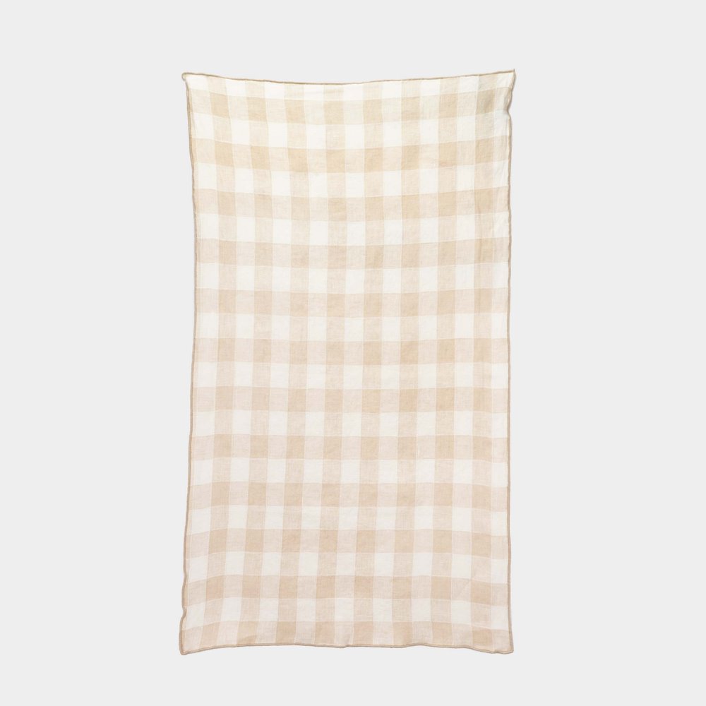 French Linen Kitchen Towel in Gingham