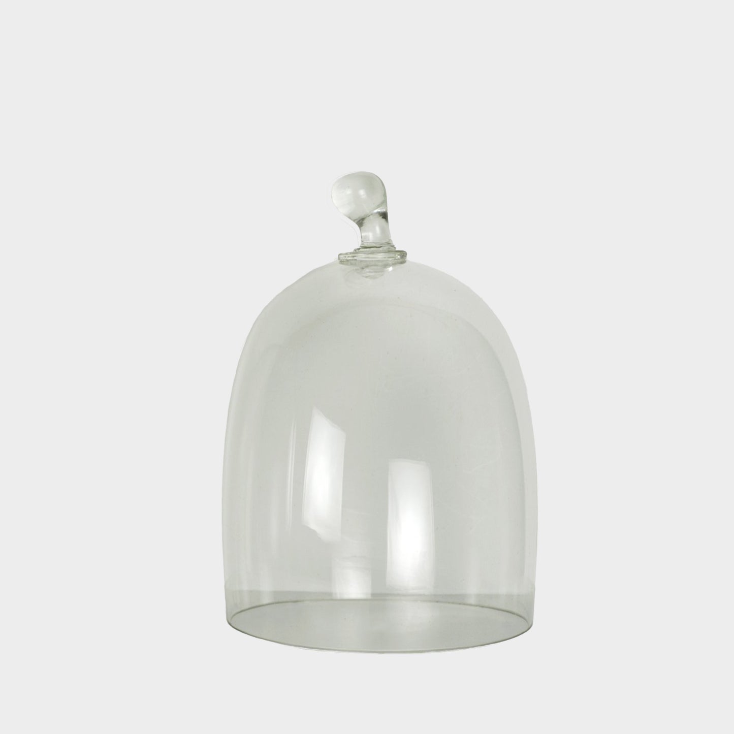 Mouth Blown Glass Cloches in Clear