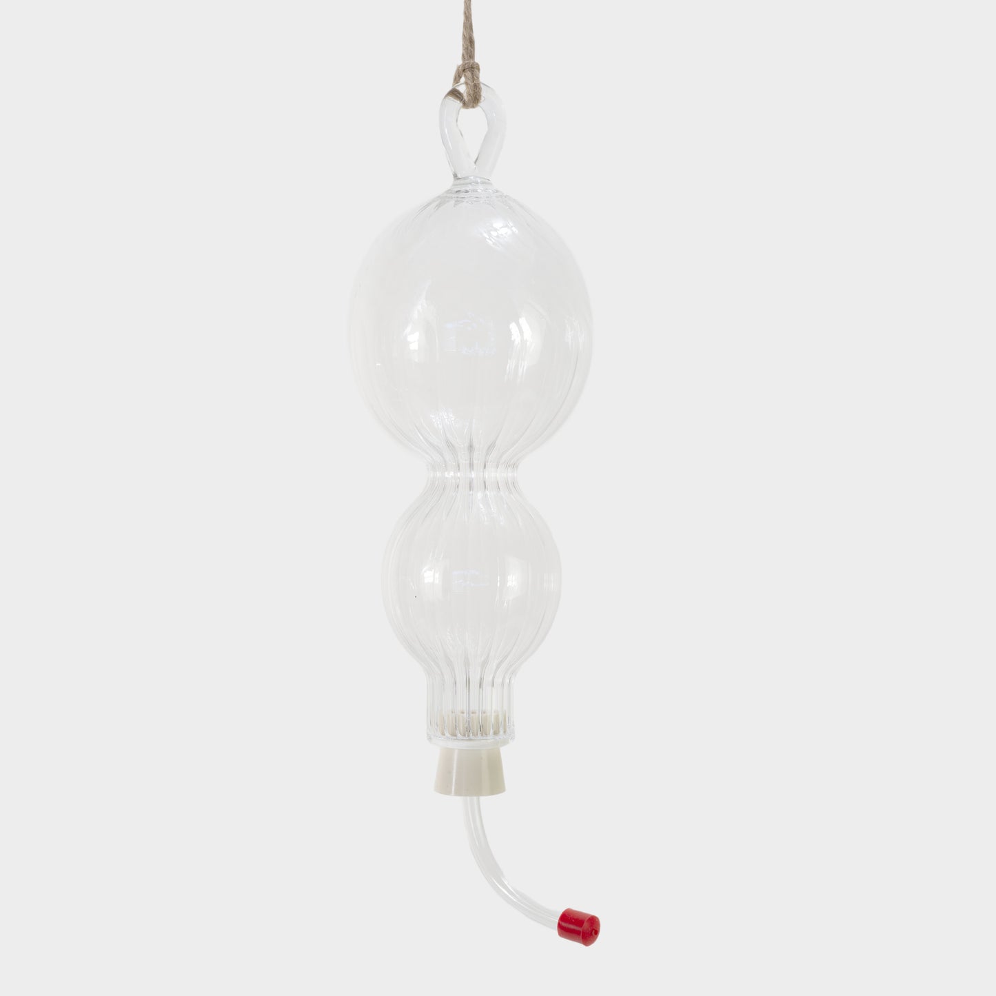 Blown Glass Hummingbird Feeder