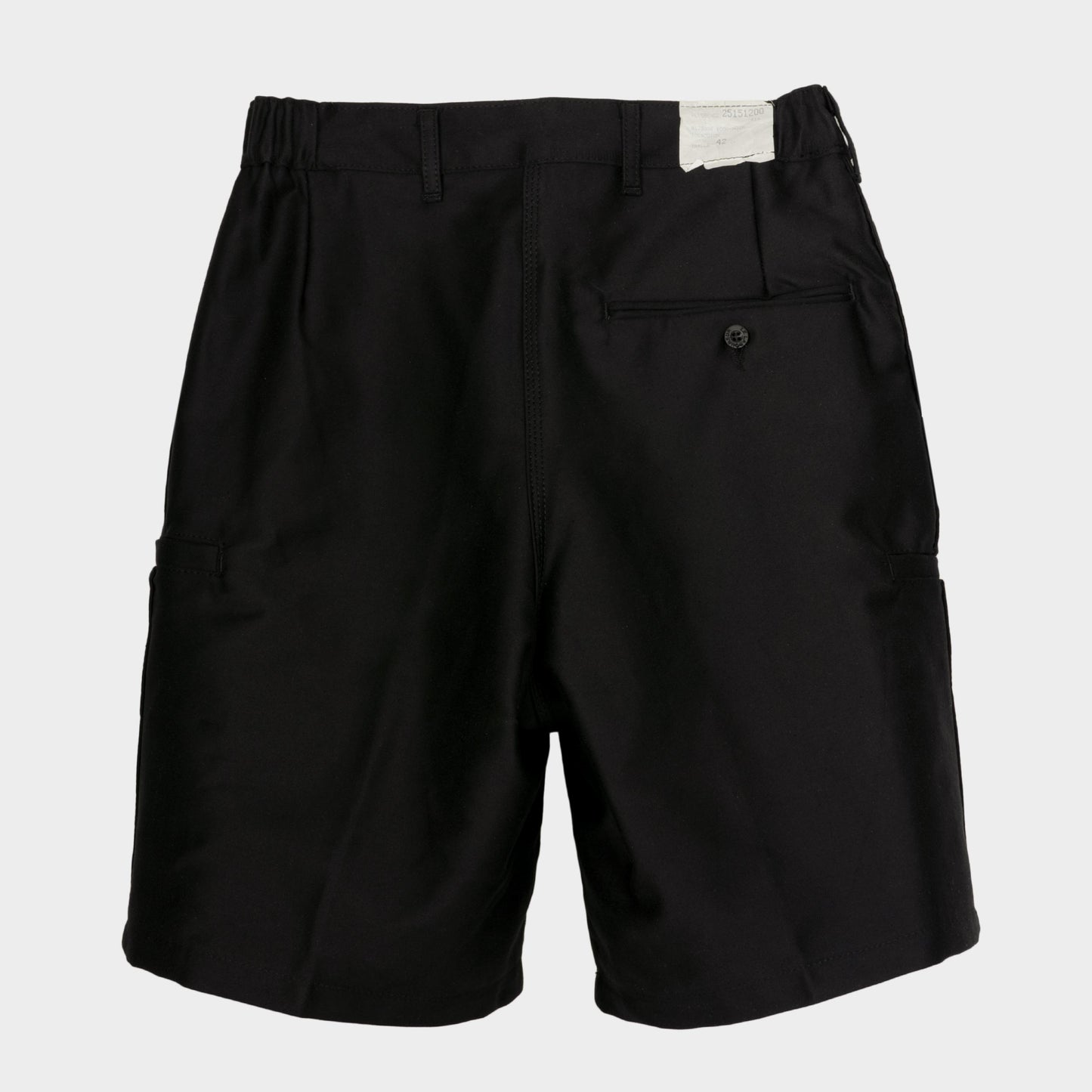 Le Laboureur French Moleskin Bermuda Short in Black