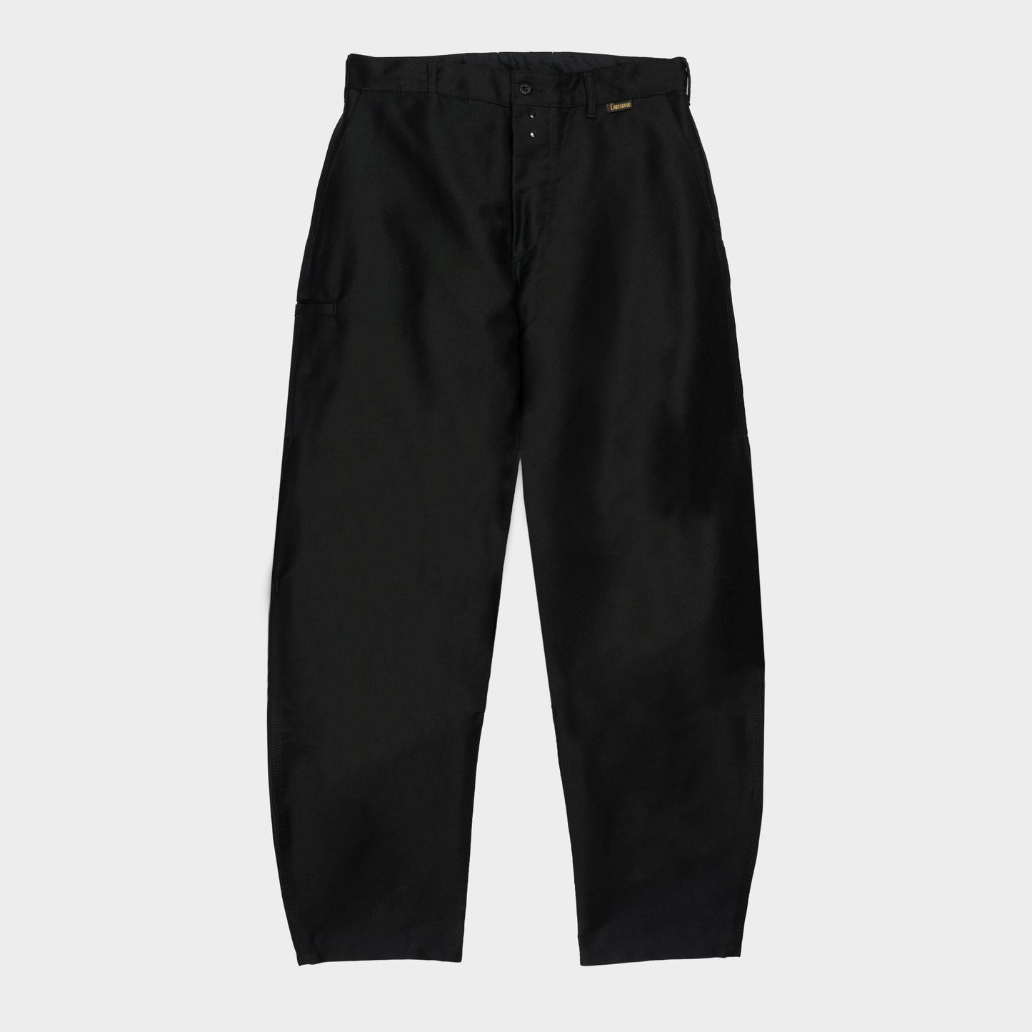 Le Laboureur French Cotton Moleskin Classic Farm Pant in Black