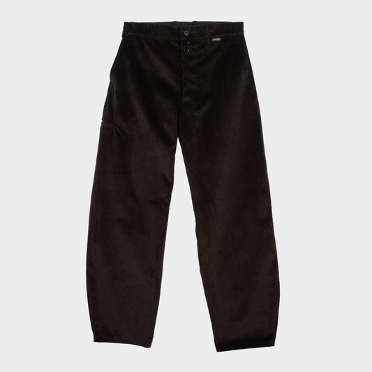 Le Laboureur Corduroy French Farm Pant in Walnut