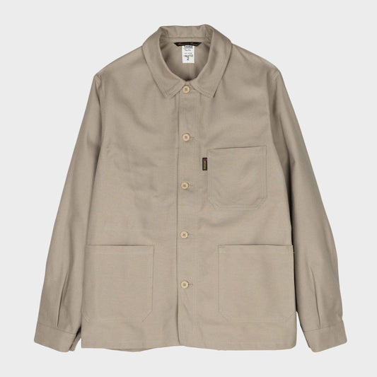 Le Laboureur French Cotton Work Jacket in Beige