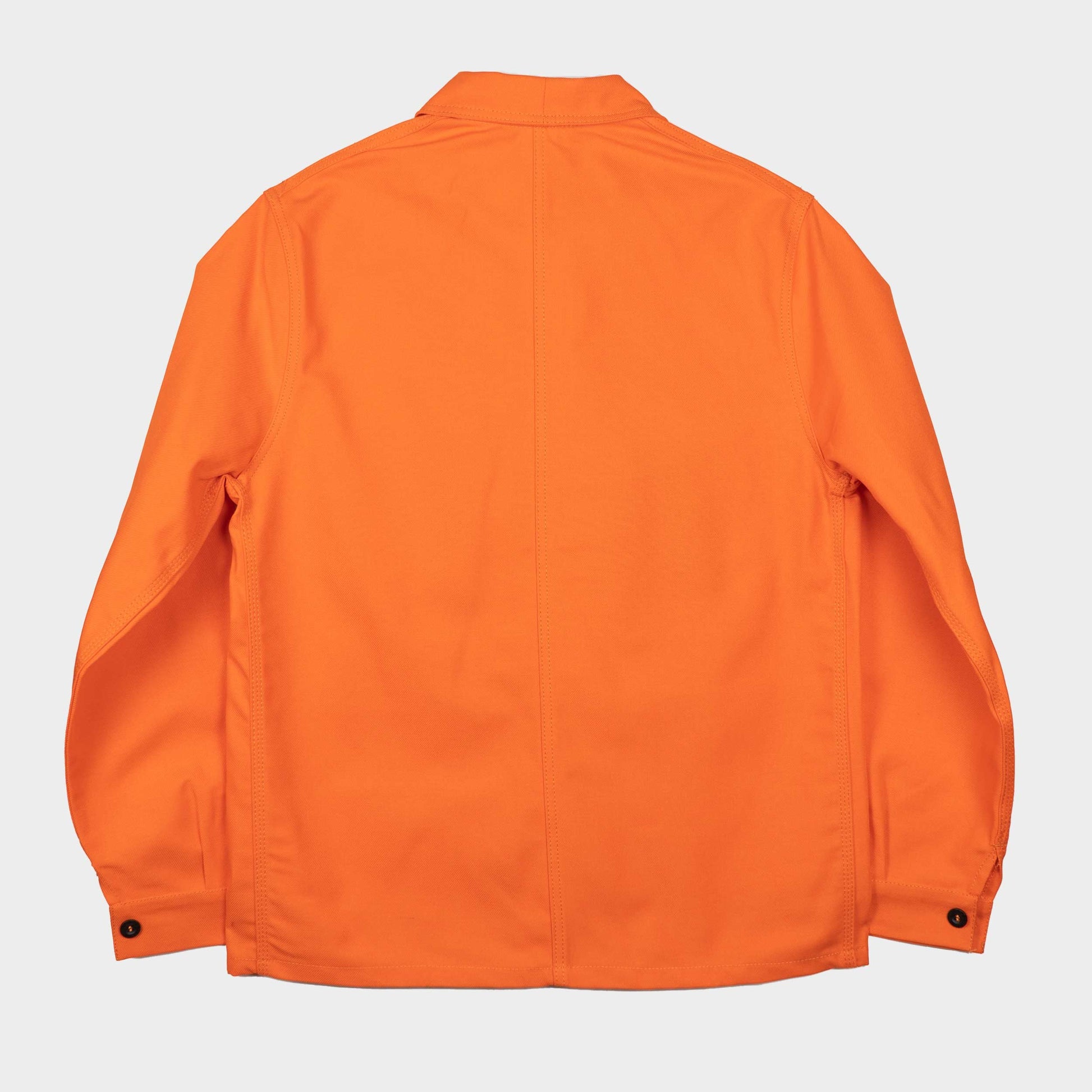 Le Laboureur French Cotton Work Jacket in Safety Orange