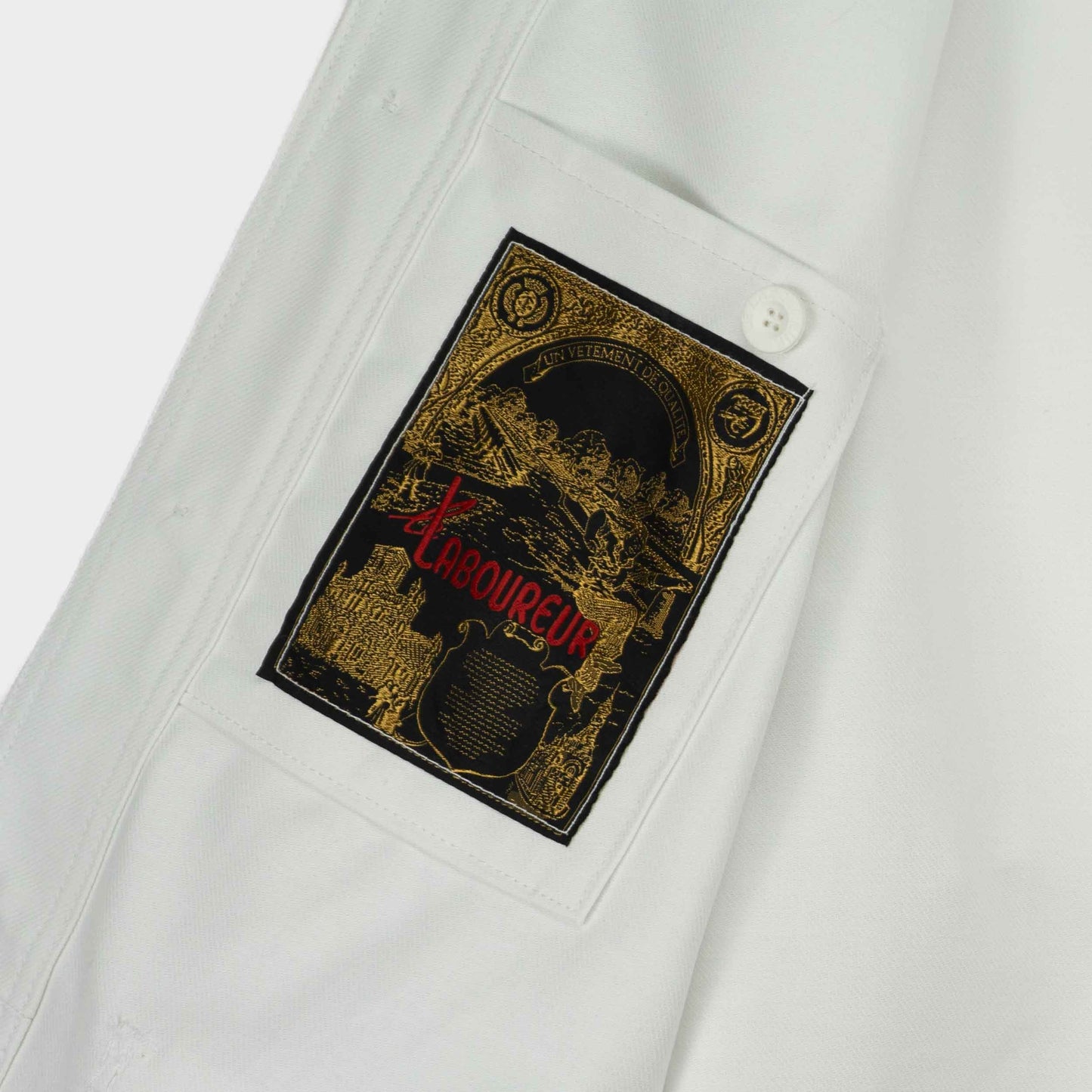 (Sold Out) Le Laboureur for Gardenheir French Denim Work Jacket in White