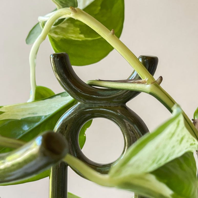 Folk Ceramic Plant Support