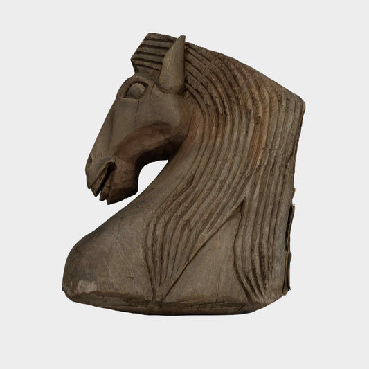 Vintage Carved Horse Sculpture, Pennsylvania, 20th C.