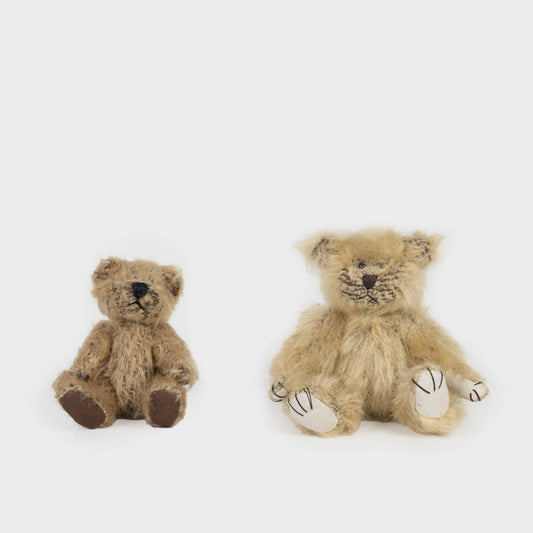 Vintage Set of Mohair Toy Teddy Bears, Germany, 20th C.