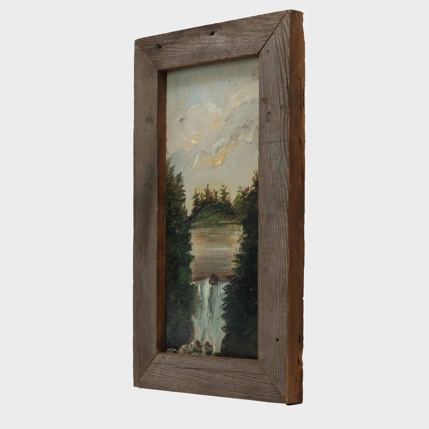 Antique Waterfall Painting, New York