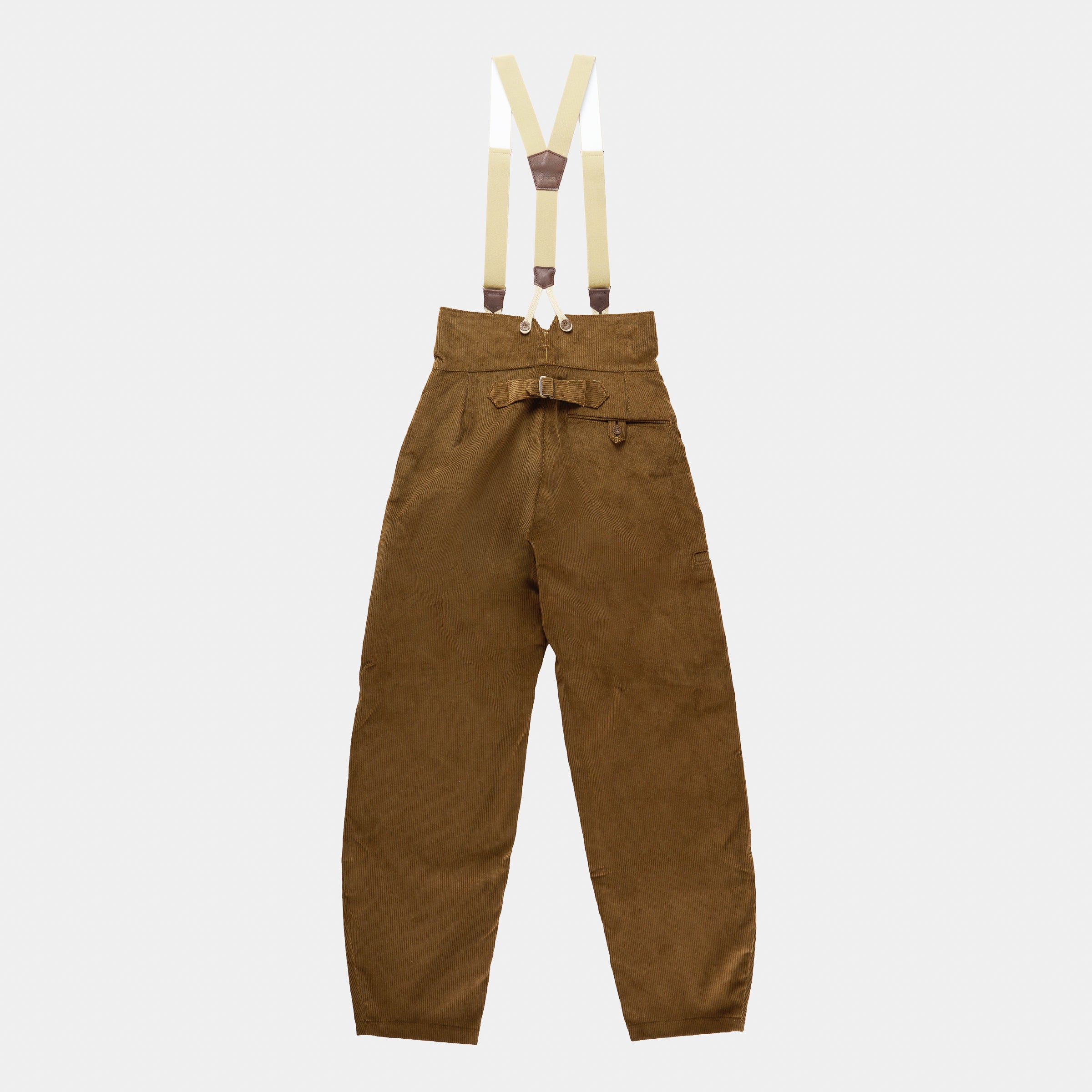 ボトムス Misha&Puff / Corduroy Suspender Pant Le Laboureur Corduroy French Farm Pant with Braces in Hazelnut
