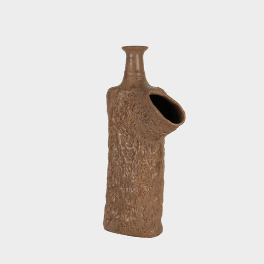 Vintage Brutalist Ceramic Sculptural Vase #3, North Carolina, 20th C.