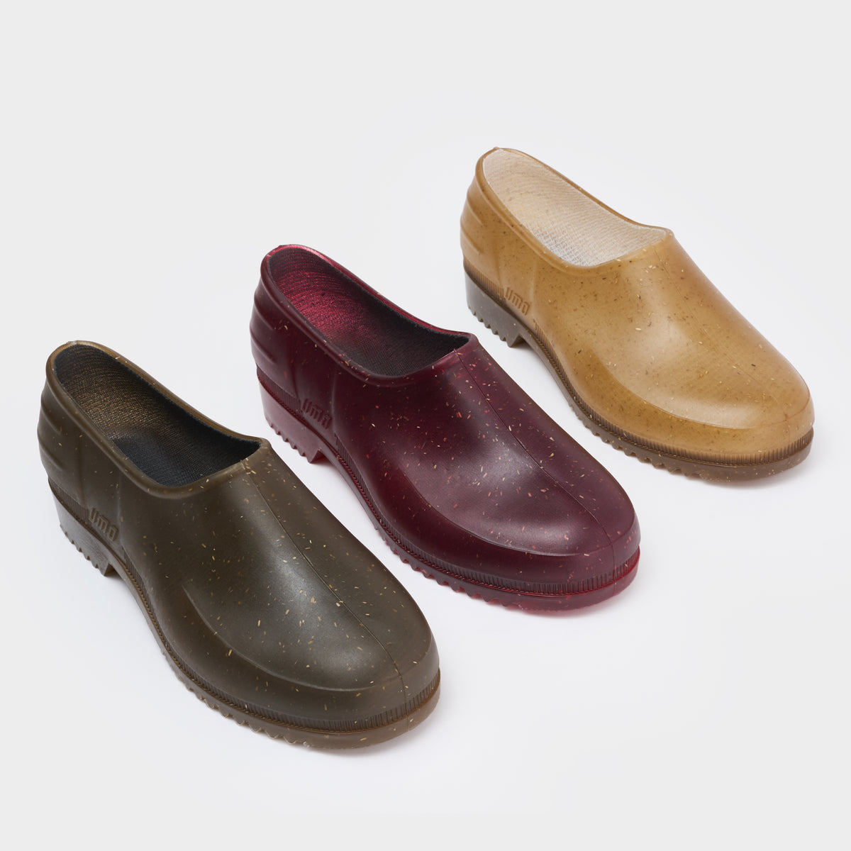 French Recycled Hemp Garden Clogs in Relish