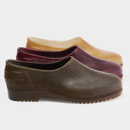 French Recycled Hemp Garden Clogs in Relish