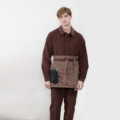 Gardenheir Waxcloth Apron in Brown