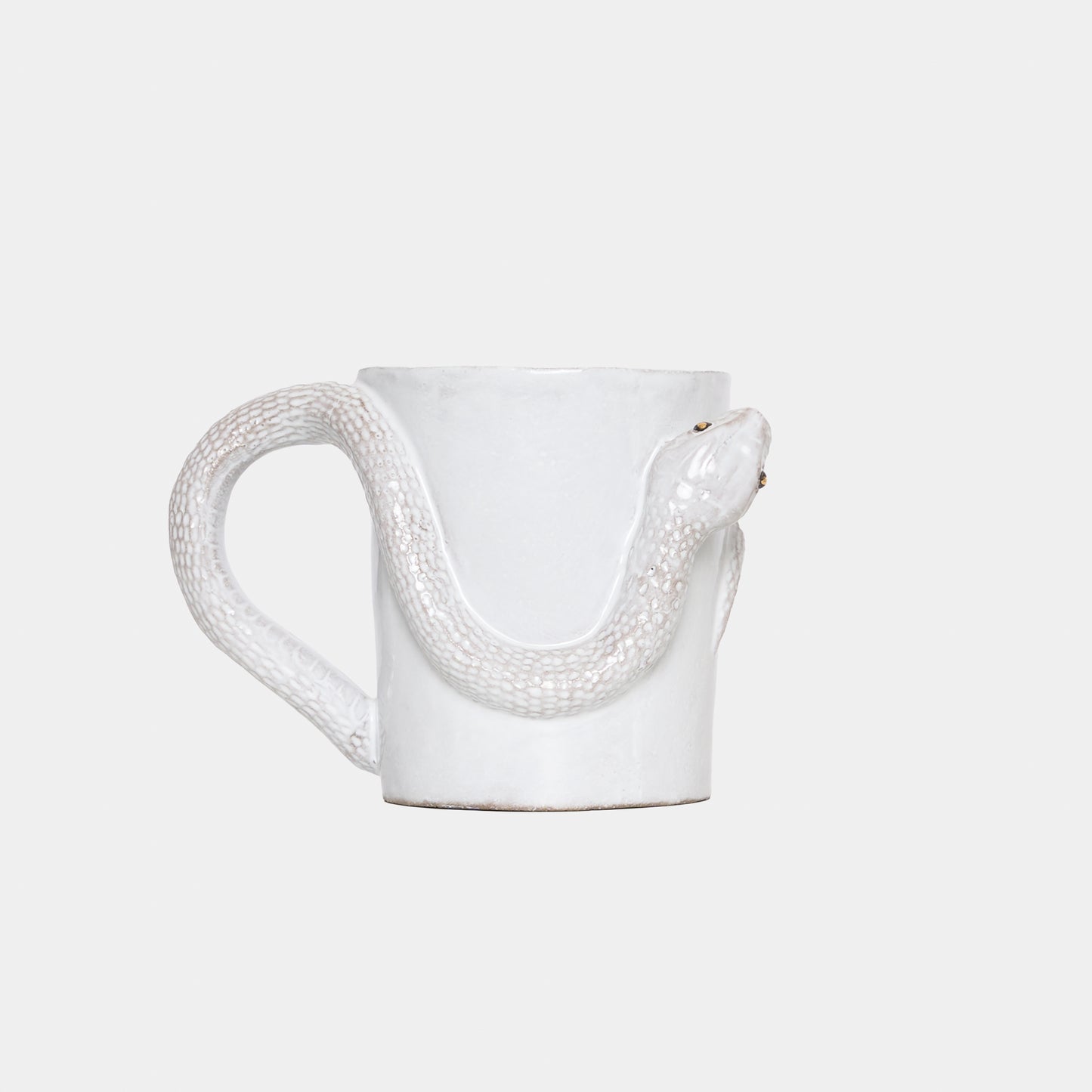 Snake Cup with Golden and Black Eyes
