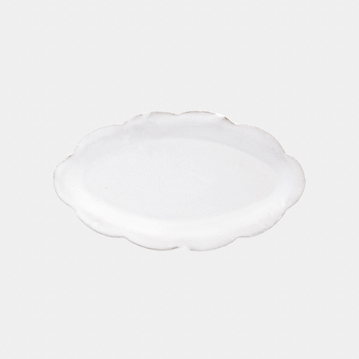 Astier de Villatte Small Oval Daisy Dish