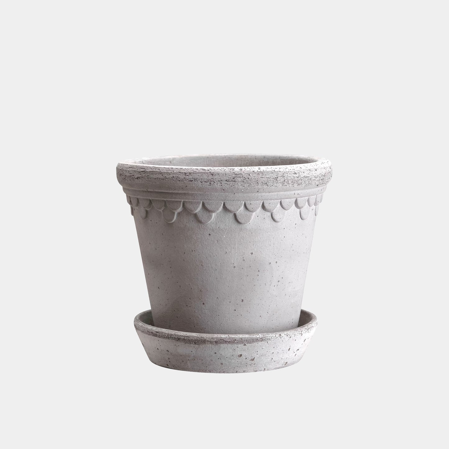 Bergs Potter Københavner Terracotta Pot & Saucer