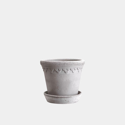 Bergs Potter Københavner Terracotta Pot & Saucer