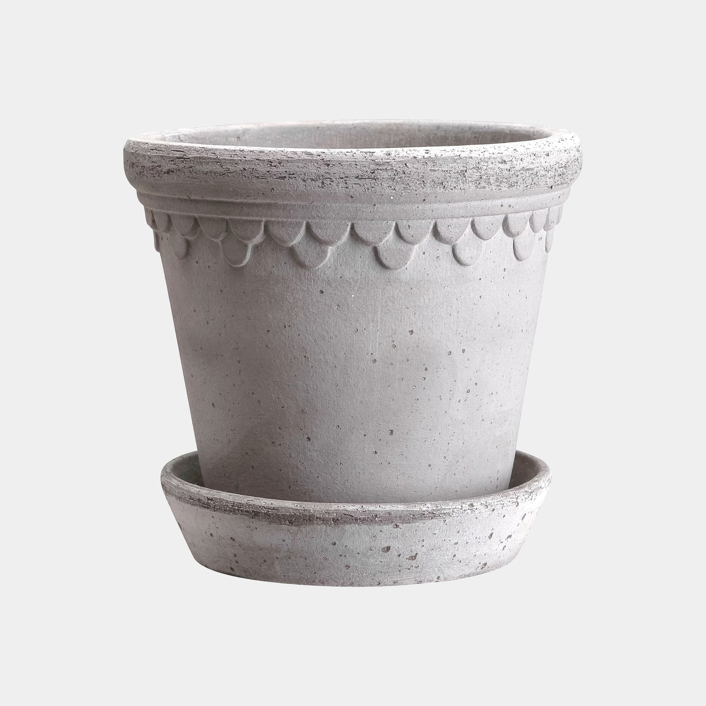Bergs Potter Københavner Terracotta Pot & Saucer