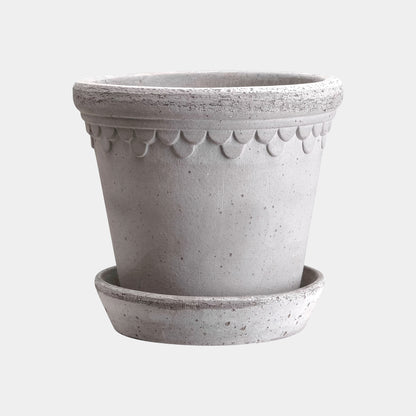 Bergs Potter Københavner Terracotta Pot & Saucer