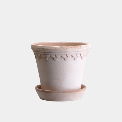 Bergs Potter Københavner Terracotta Pot & Saucer