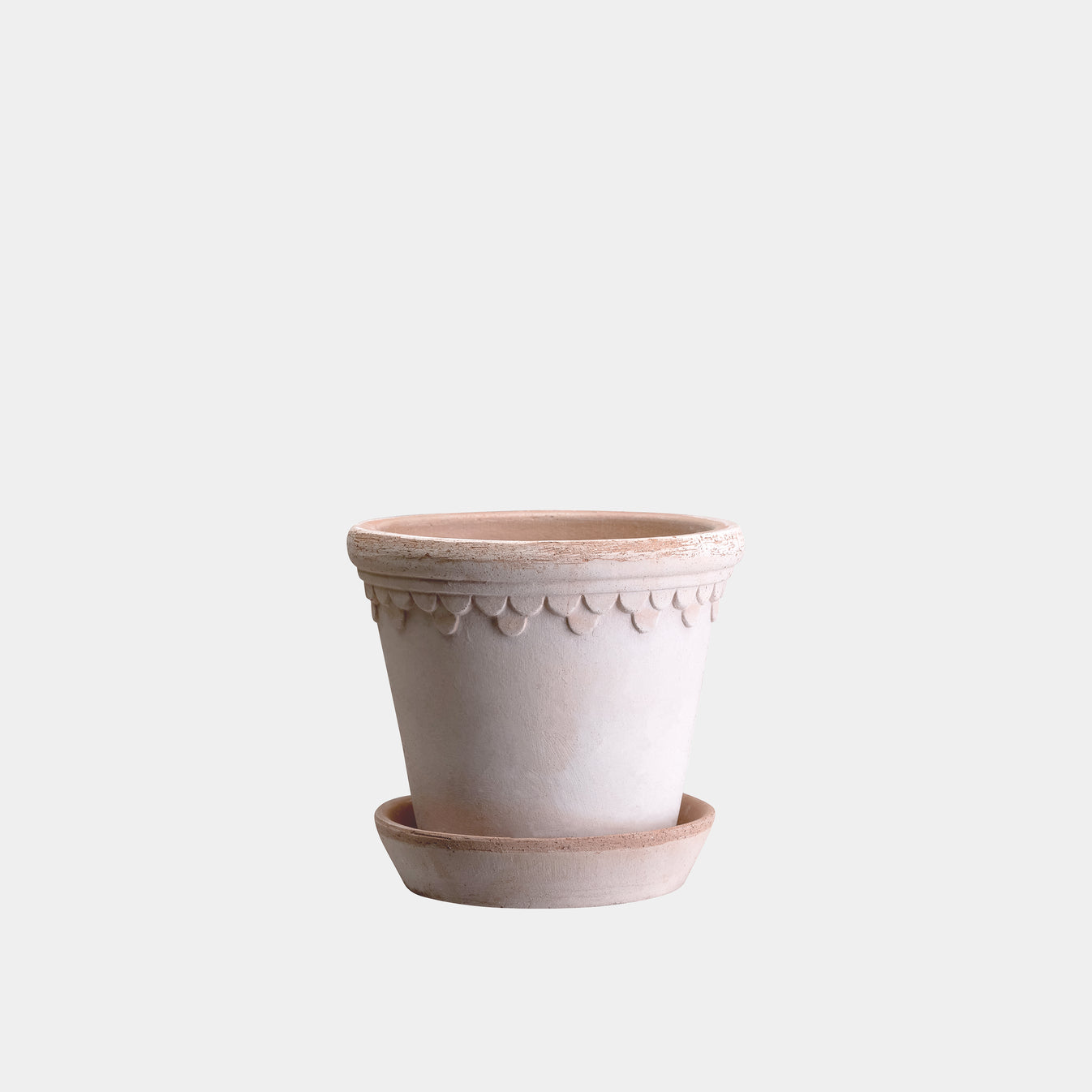 Bergs Potter Københavner Terracotta Pot & Saucer
