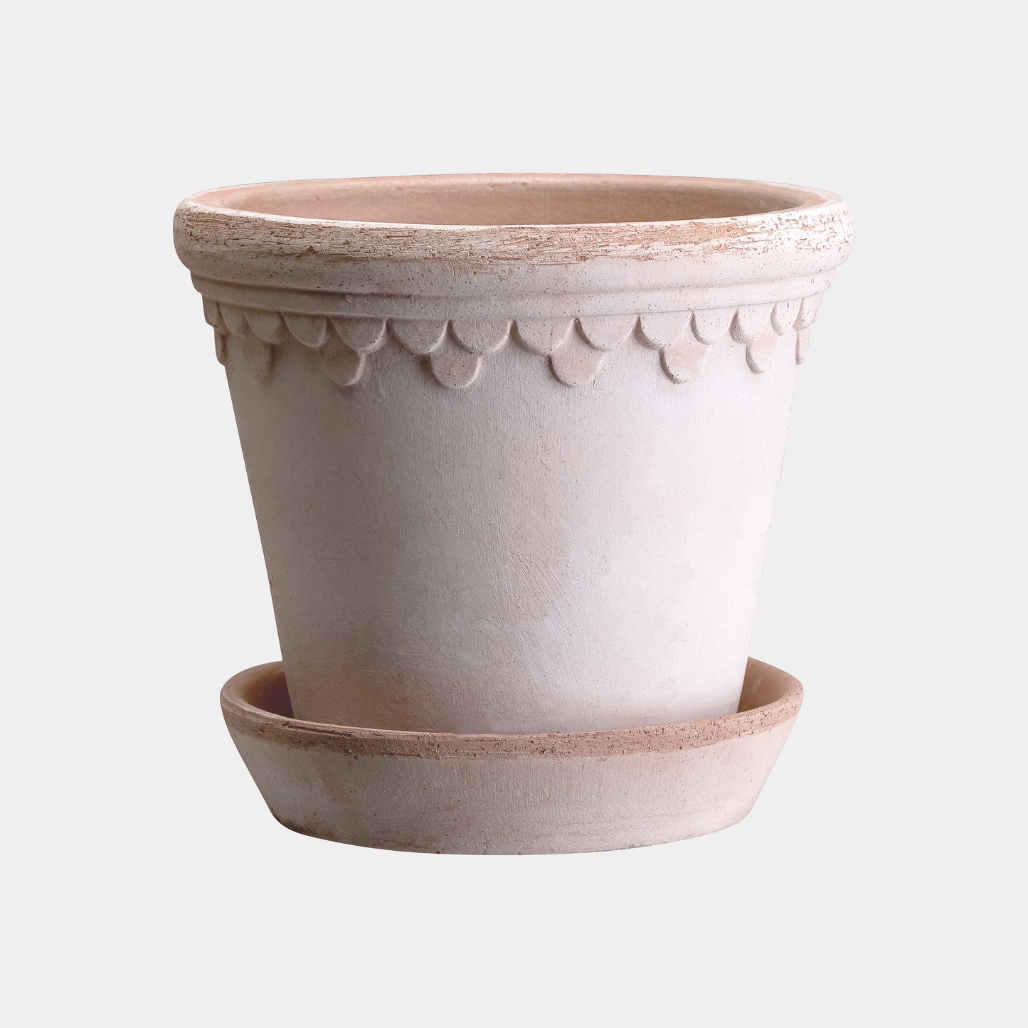 Bergs Potter Københavner Terracotta Pot & Saucer